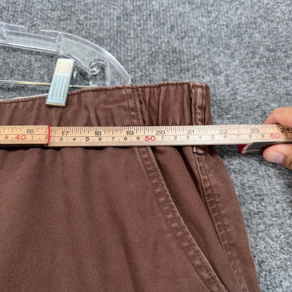 Levis XX Chino EZ Pants Mens XXL Brown Stretch Waist Tapered Casual Stretch